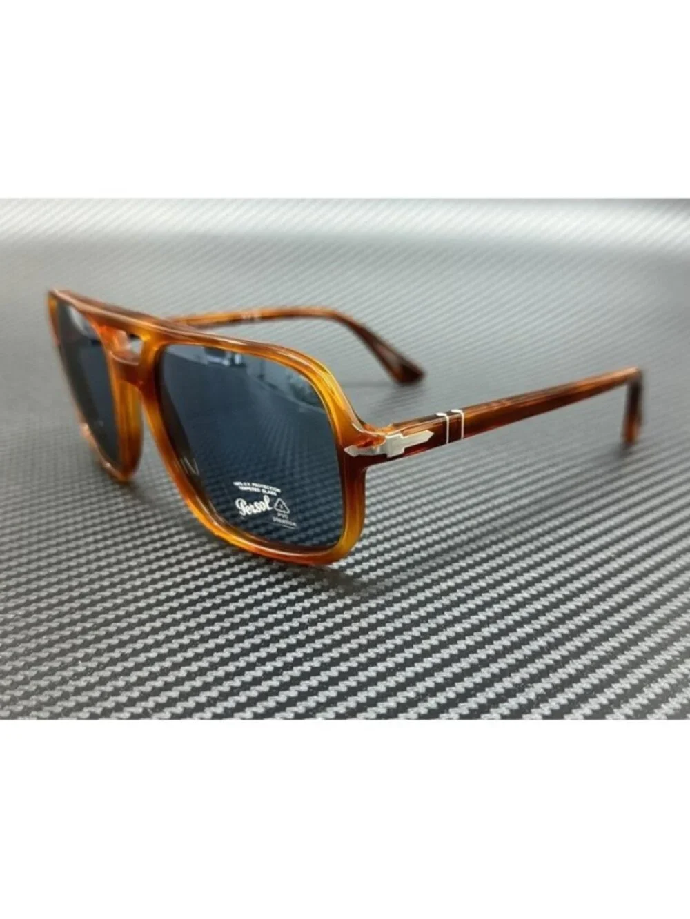 New Blue Men Terra di Siena Brown Sunglasses 58-19-150